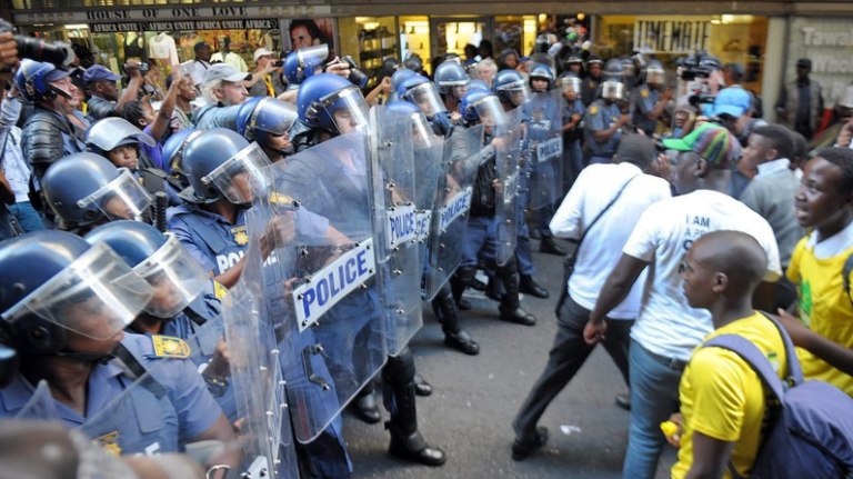 South Africans Shocked By Viral TikTok Videos Of SAPS Riot Training