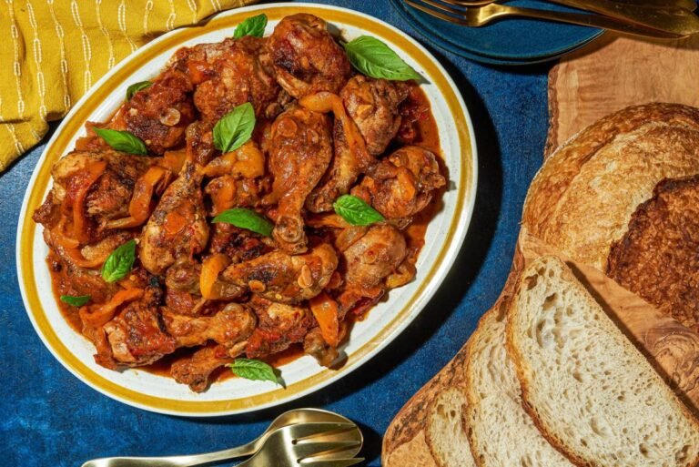 Braised Chicken With Peppers: A Roman Holiday Twist For Rosh Hashanah - The Times Post