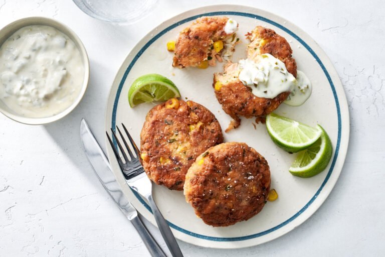 Delicious Salmon And Corn Cakes With Jalapeno Mayonnaise - The Times Post