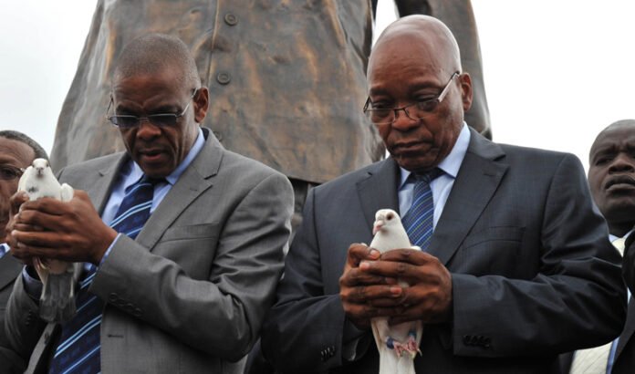 Magashule and Zuma Magashule To Unveil Vision For A United Front Between ACT And Zuma's MK - The Times Post