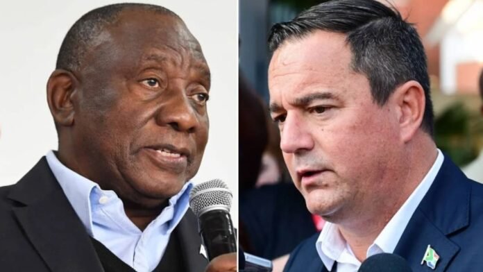 Ramaphosa and Steenhuisen ANC And DA Move To Form Coalition Fails Amid Leaked Letters - The Times Post