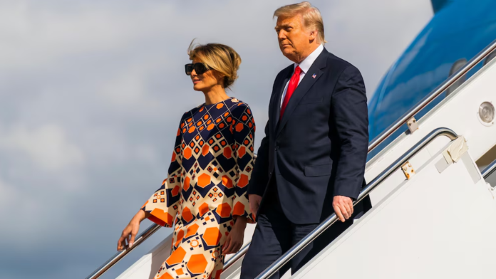 Donald and Melania Trump Biden White House Invitation To Trump Continues Tradition Trump Dumped In 2020 - The Times Post