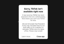 TikTok Goes Dark In The US Following Government Ban TikTok Goes Dark In The US Following Government Ban - The Times Post