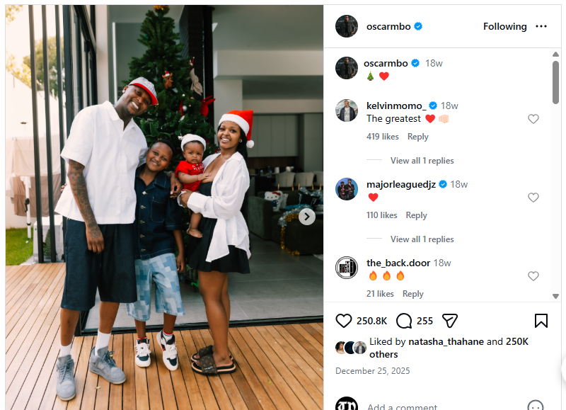 Oscar Oscar Mbo Announces Mother’s Passing In Emotional Tribute Post