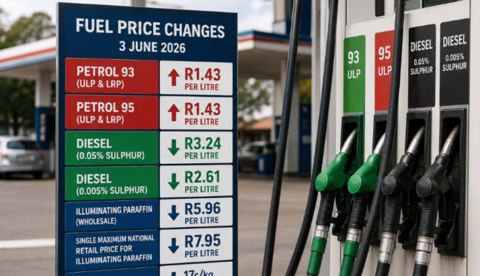 June Fuel Price Changes: Petrol Rises By R1.43 While Diesel And Paraffin Costs Fall - The Times Post